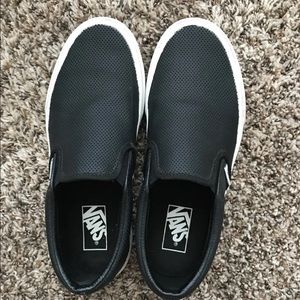 Black slip on vans
